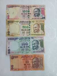 Lot bancnote India