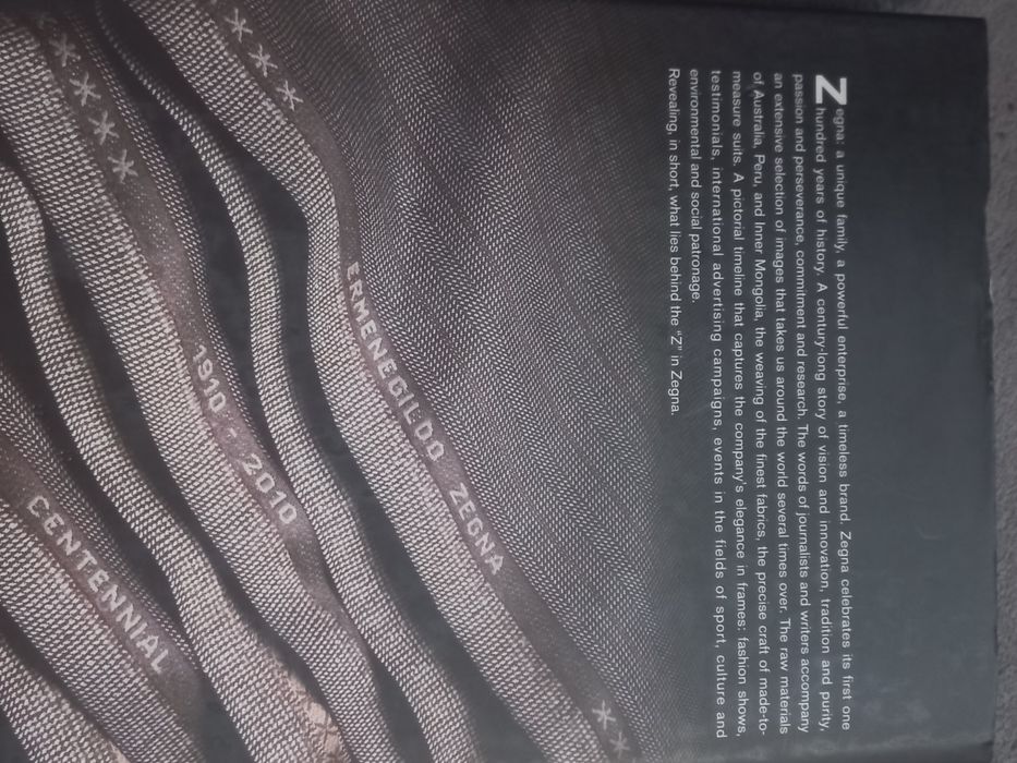 Catalog aniversar 100 ani Ermenegildo Zegna