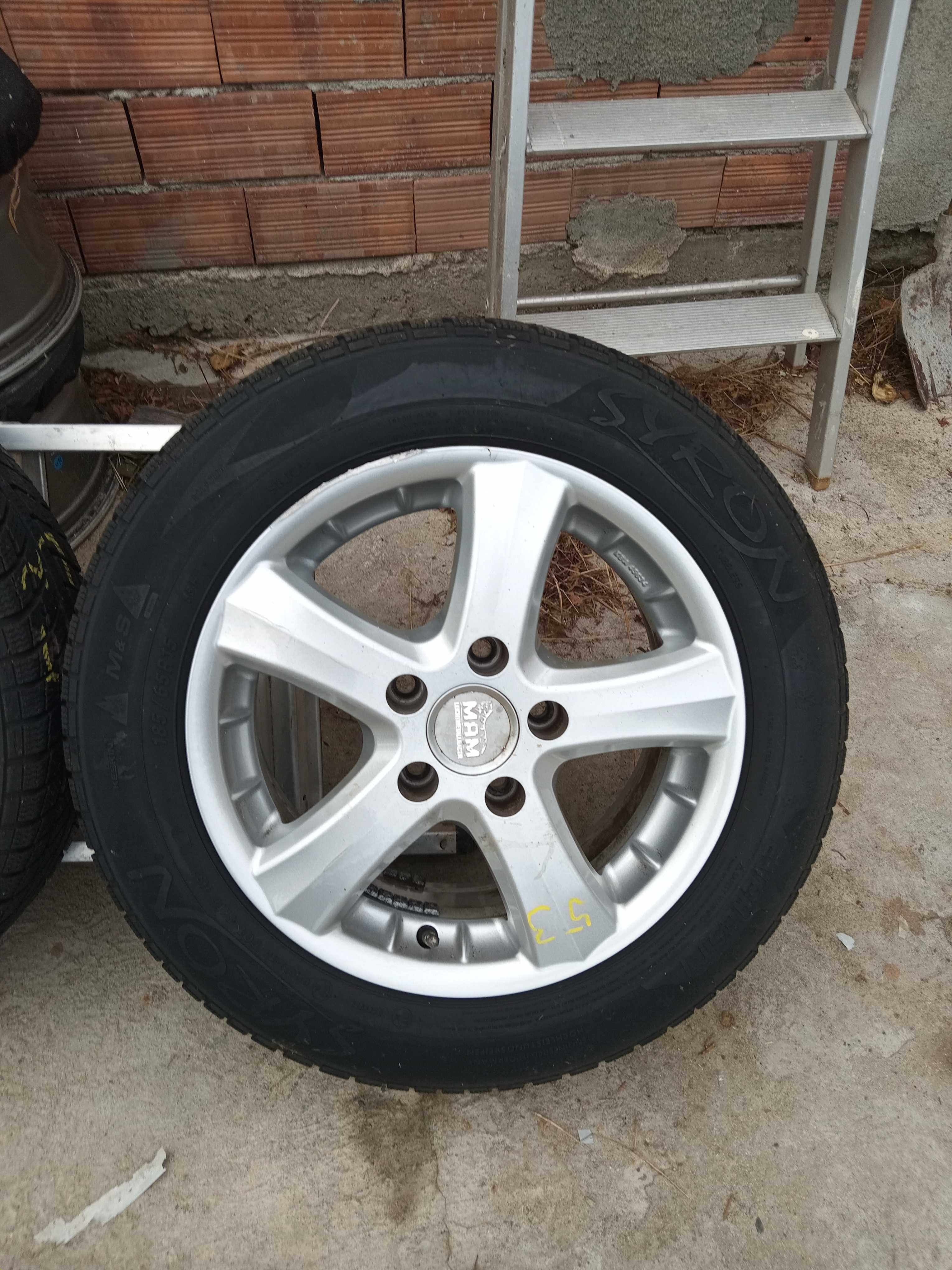 Лети джанти 15" 5х112 Гуми 185/65/15