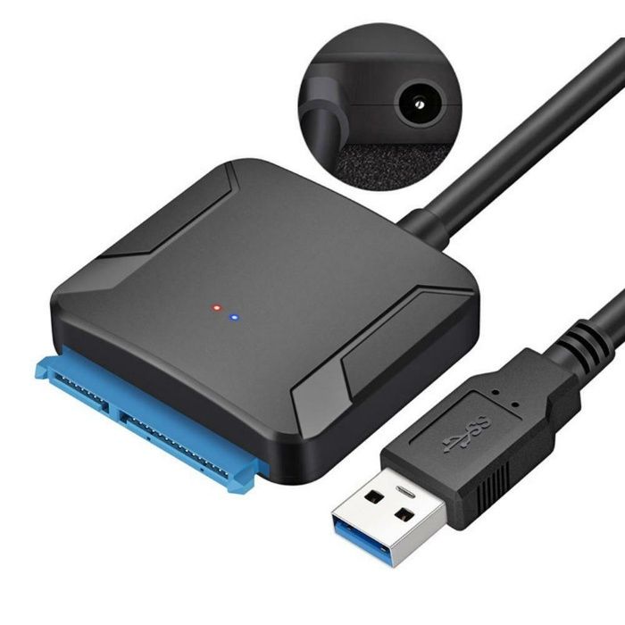 Adaptor SATA 22 pini - USB 3.0 la pt HDD de 2.5 / 3.5 inch, alimentare