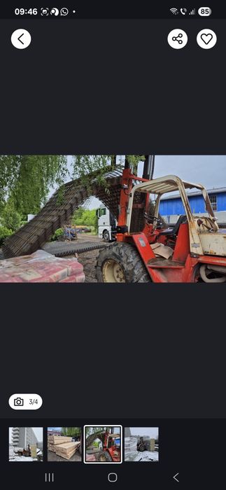 Stivuitor motostivuitor MANITOU teren