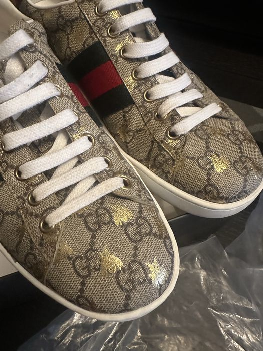 Продавам оригинални Gucci x Supreme мъжки обувки