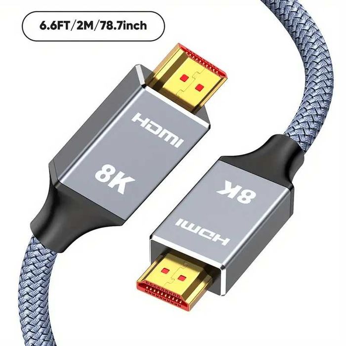 Кабел HDMI 2.1*48Gbps-FPS MAX HIGHWINGS HDTV2.1 8К/60Hz 4K-144Hz/165Hz