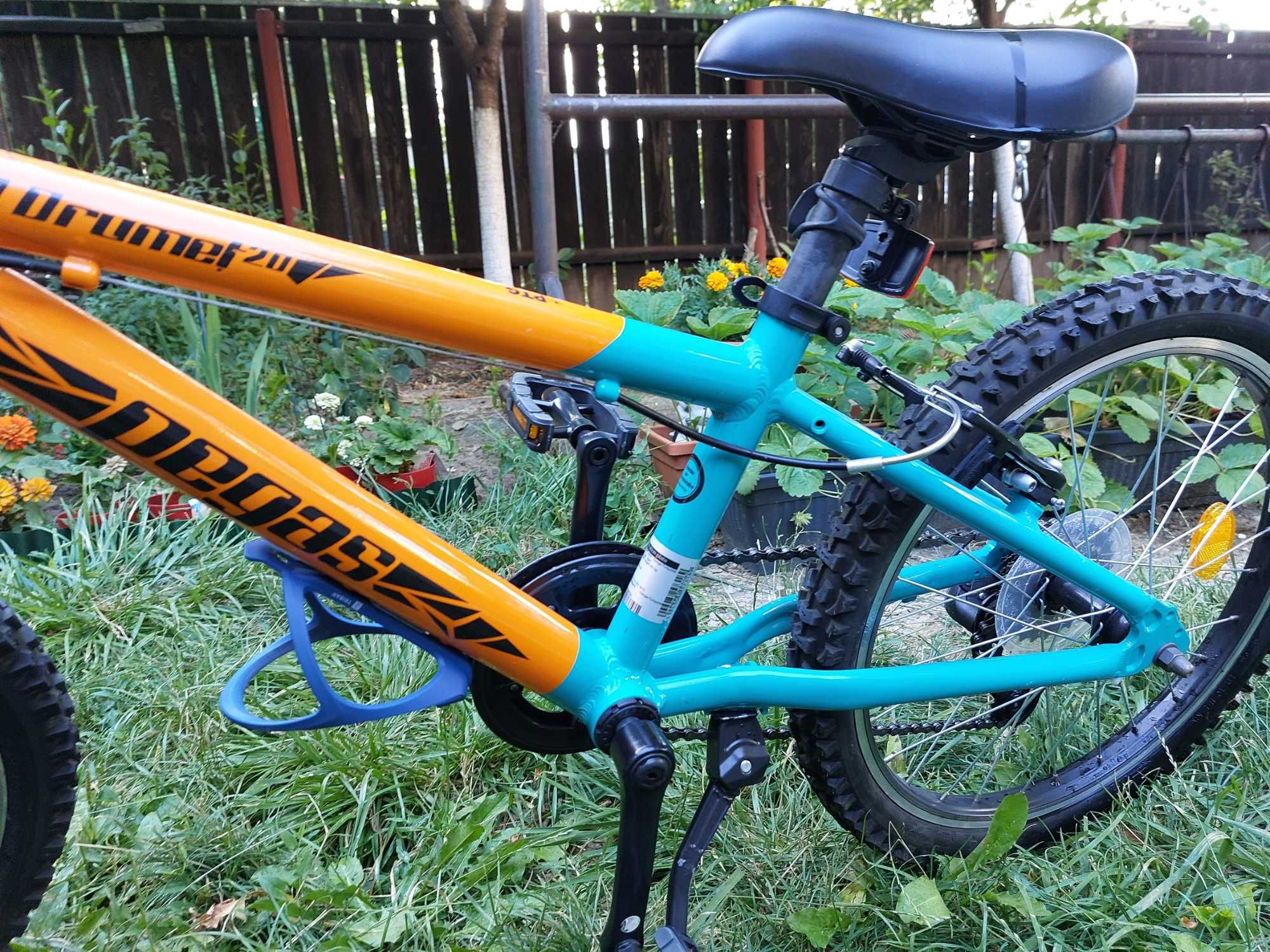 Pachet biciclete pegas - Dama si copil - City Clasic Mov si Drumet 20