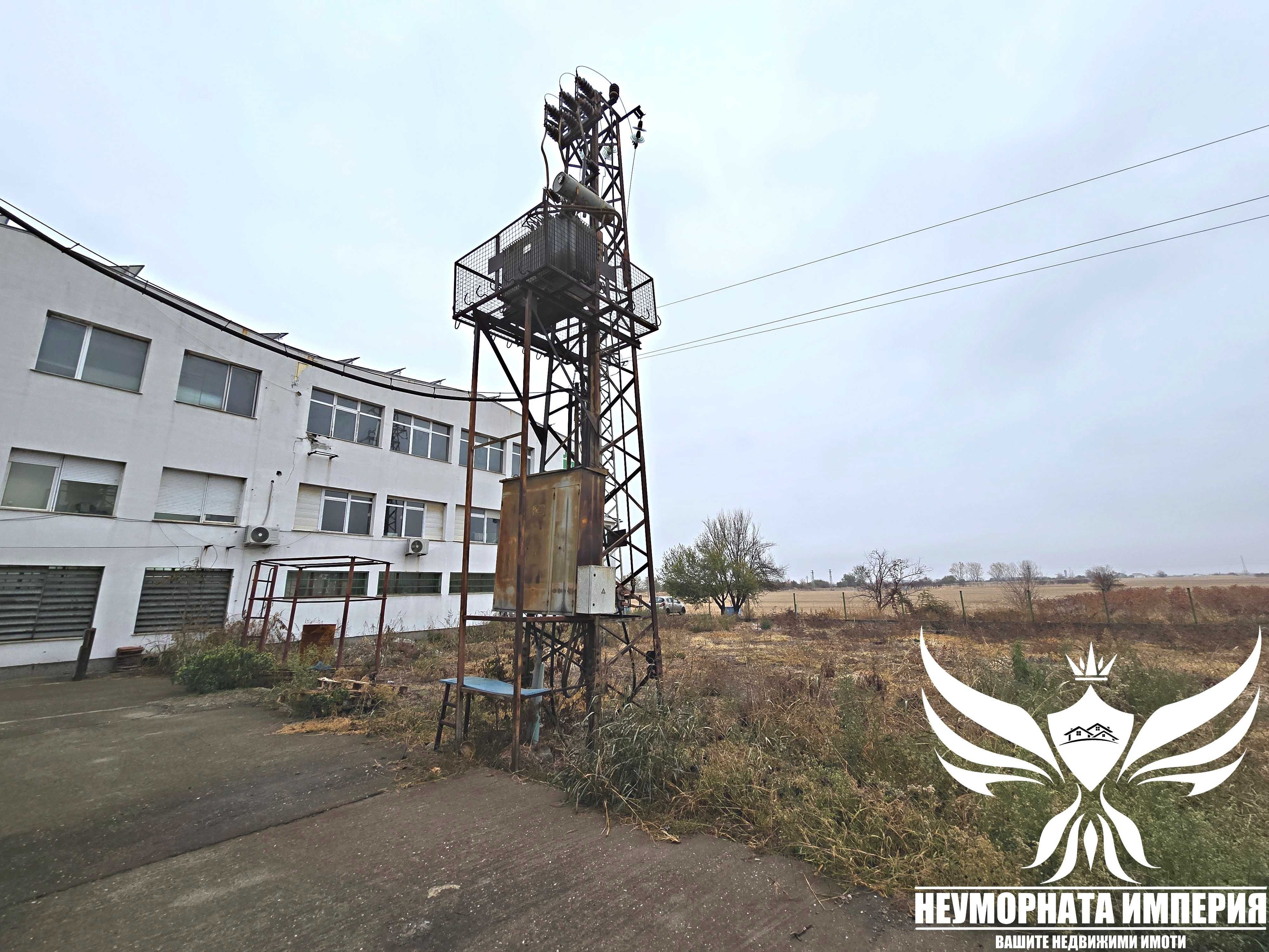 Промишлено помещение(склад, цех) 1050РЗП с парцел 3040кв. в Асеновград