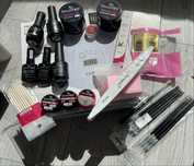 NOU Kit unghii gel cu lampa inclusa Cupio