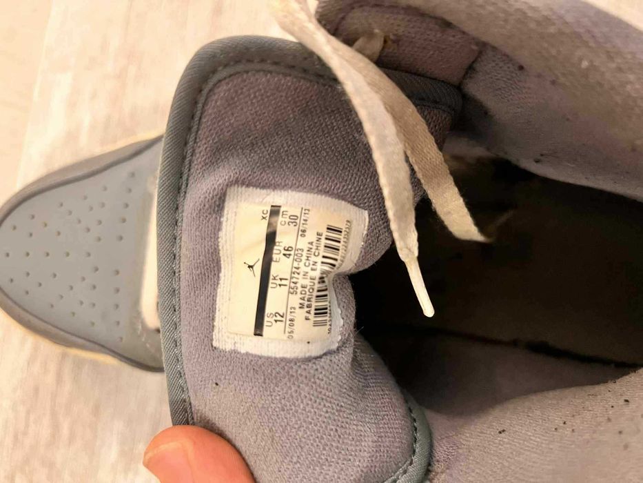 Nike Jordan 1 Mid Cool Grey marime 46 EU