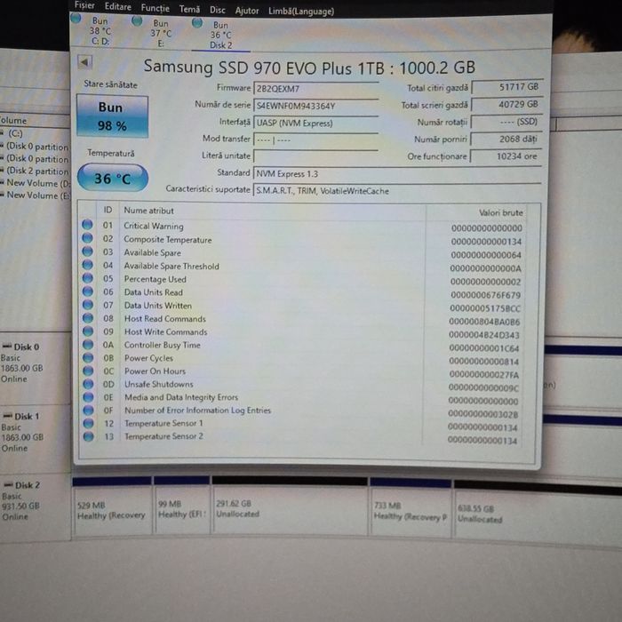 Samsung nvme 970 EVO Plus 1 tb