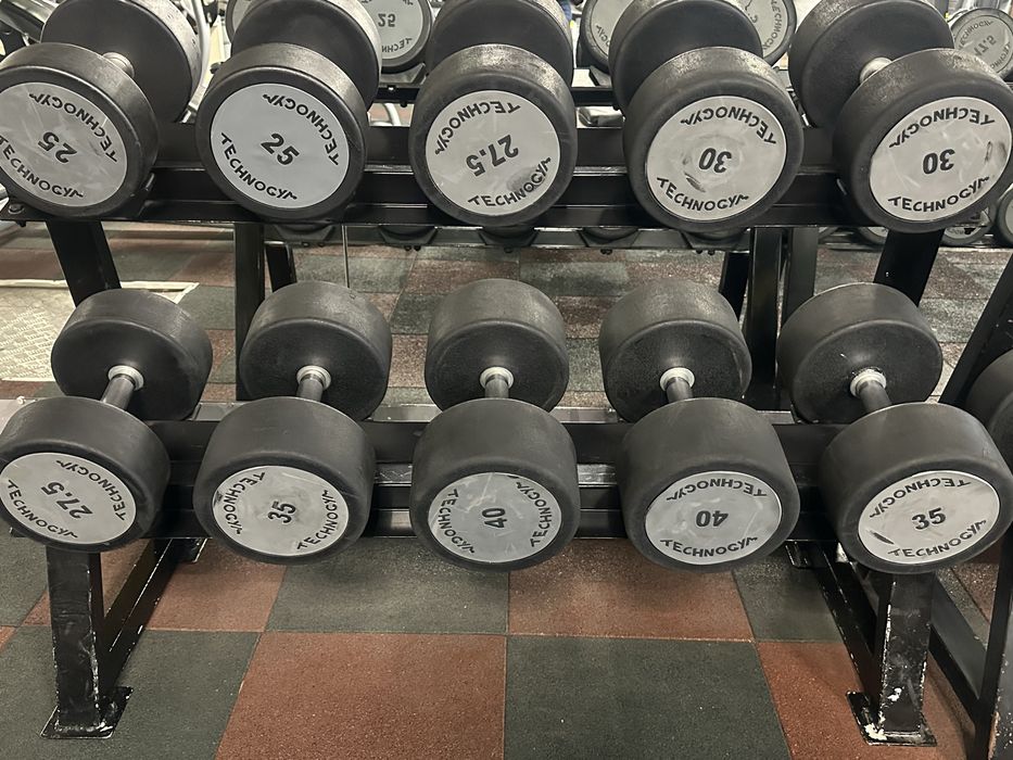 Професионални дъмбели technogym 5 до 40 кг сет