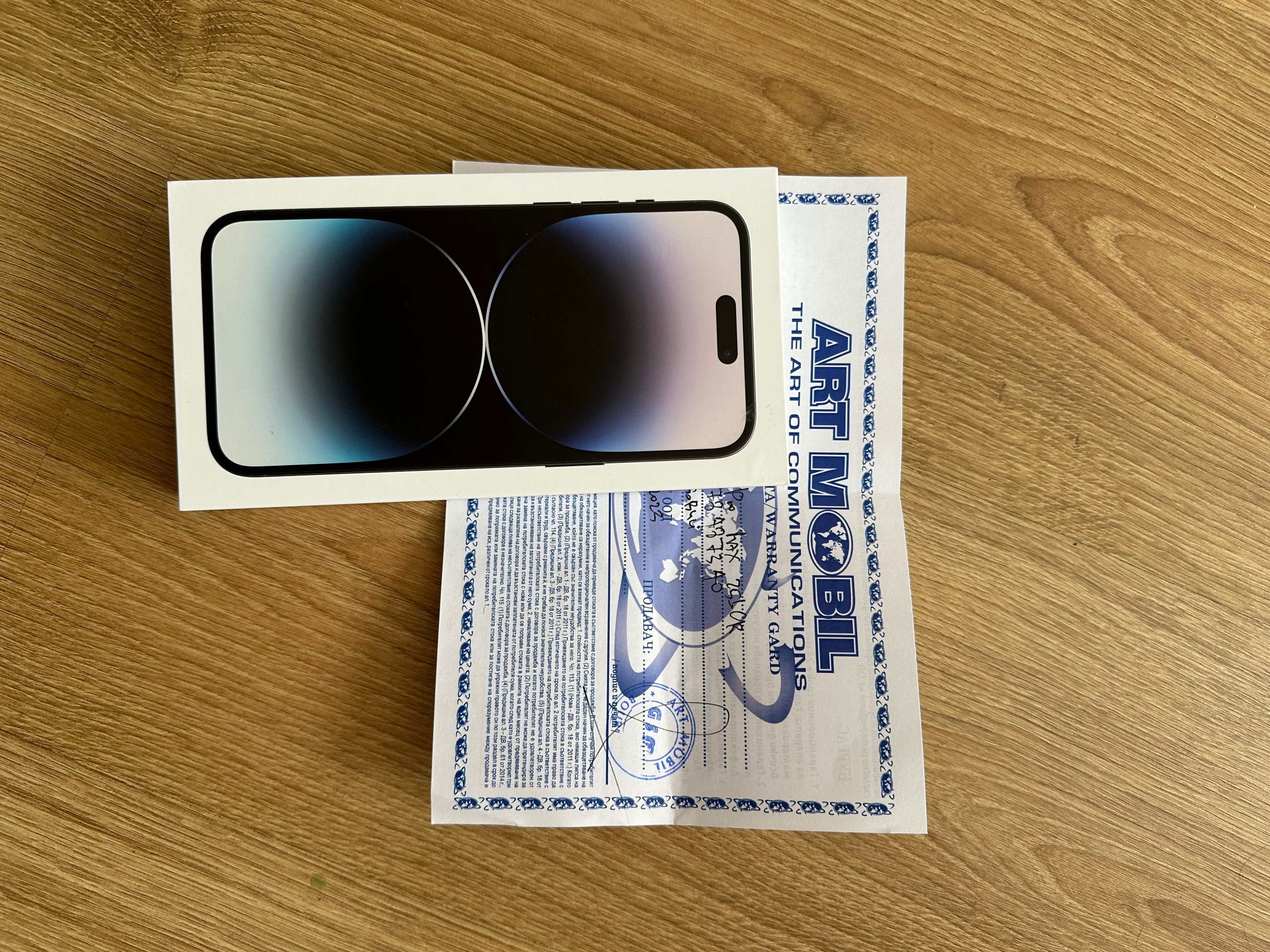 Iphone 14 pro max 256 black