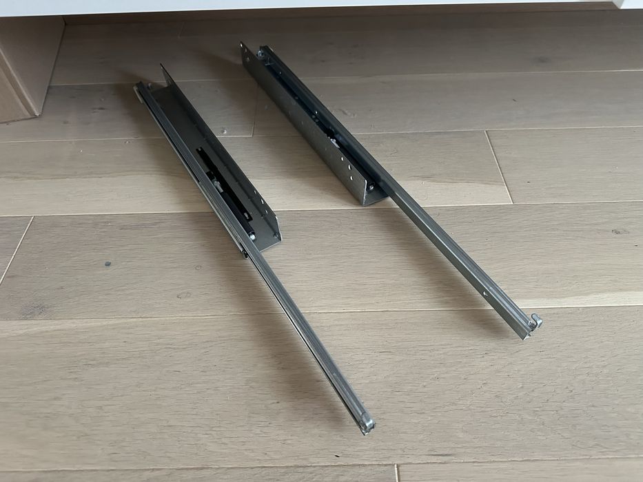IKEA KOMPLEMENT Umeraş pantaloni culisant, alb, 100x58 cm