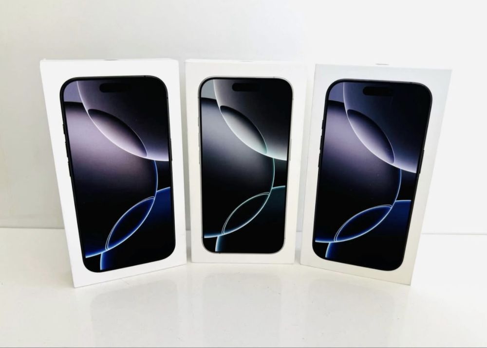 Продавам 3 броя НЕРАЗОПАКОВАНИ Iphone 16 Pro Max 512 GB