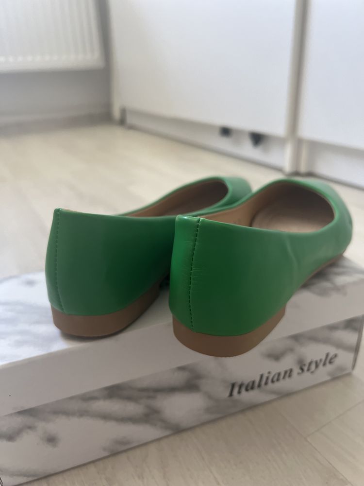 Balerini, verde, 38