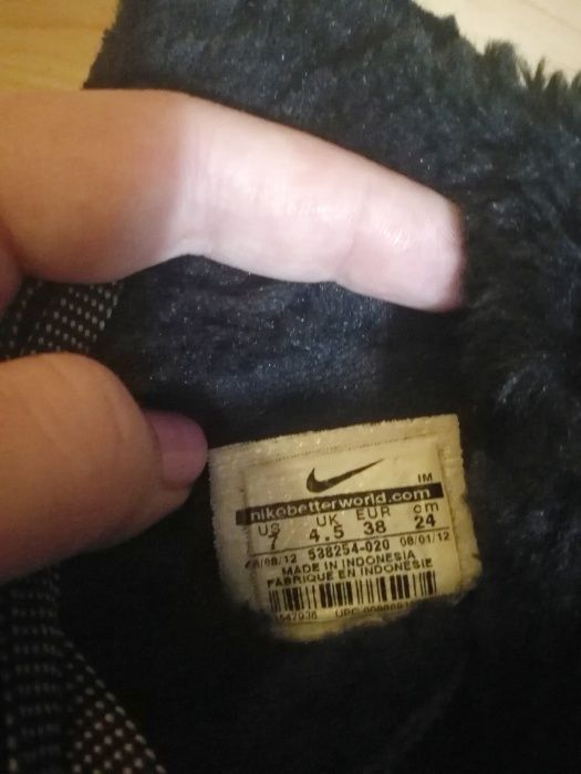 Nike 38 unisex blazer highroll black