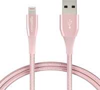 USB A Найлонов Плетен Кабел Lightning Конектор Apple Iphone 0.9m 2 бр.