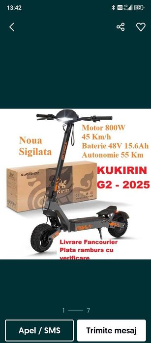 Vând acest model de Kukirin