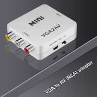 Активен Аудио/Видео конвертор от VGA към AV сигнали