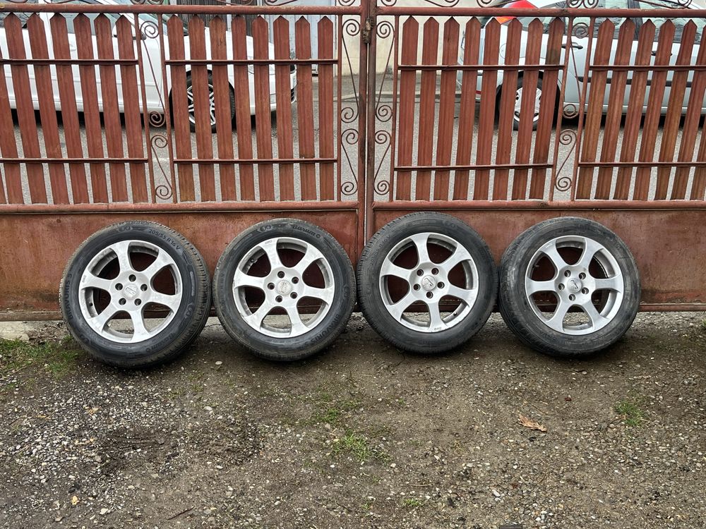 Sent jante cu cauciucuri de vara 205 55 r16 5x112 pentru vag