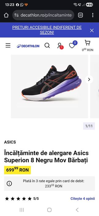 Asics  gel superion 8