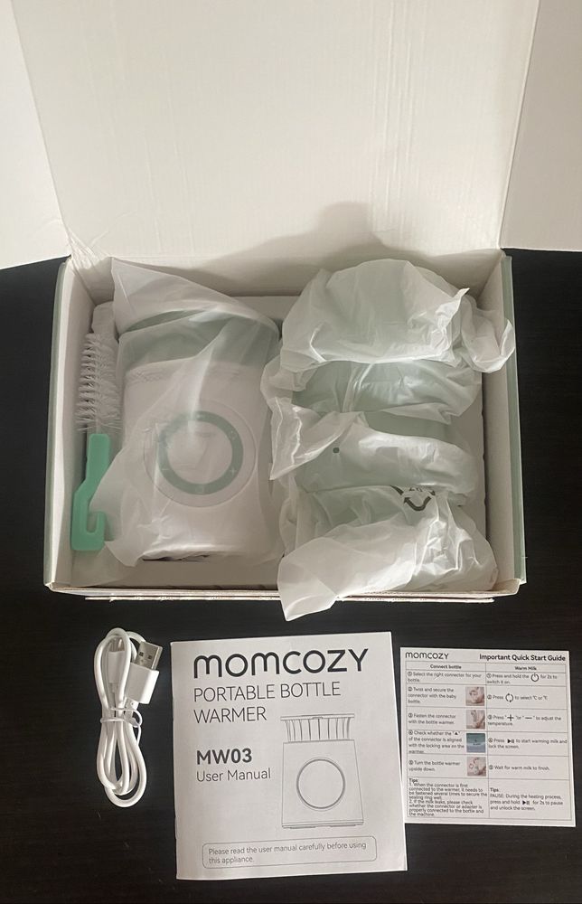 Нагревател за бебешки шишета Momcozy