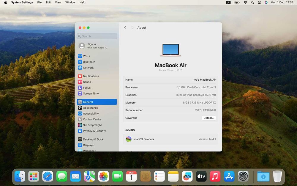 MacBook Air M1 (2020) – Отлично състояние