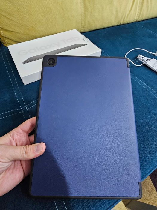 Таблет SAMSUNG Galaxy TAB A9+ 128 GB, 1 г. Гаранция като НОВ + Калъф