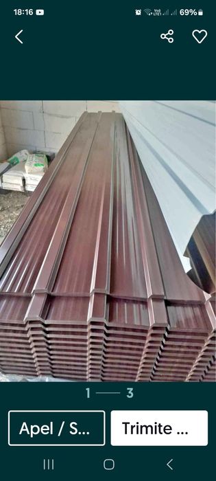 Tabla cutata pentru acoperiș