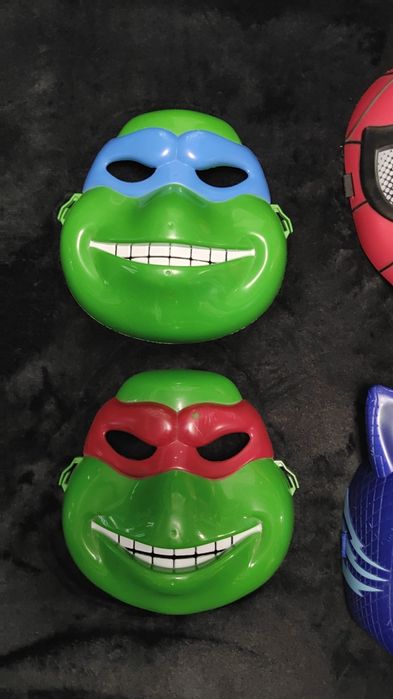 Masti copii: spiderman, pisoi, testoase ninja