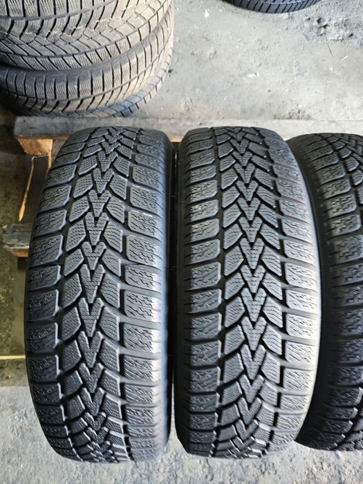 4 anvelope iarna 2x185 60 15 2x 165 65 15  Dunlop