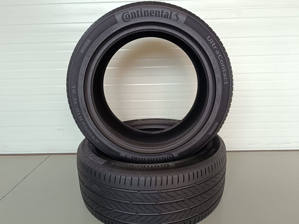 2бр летни гуми 245/45/18/W XL/Continental UltraContact/dot0922г/5.8мм