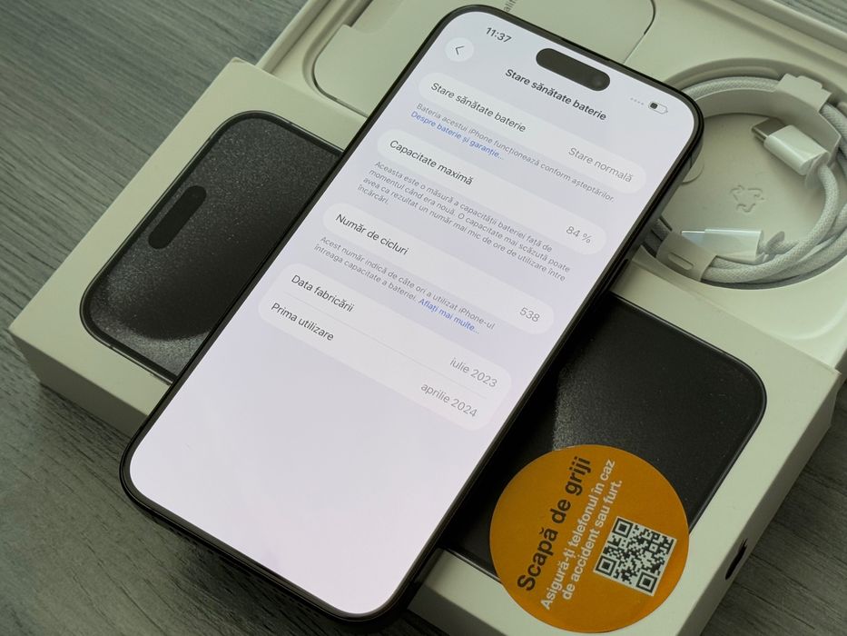 iPhone 15 Pro Max 256GB Black Titanium