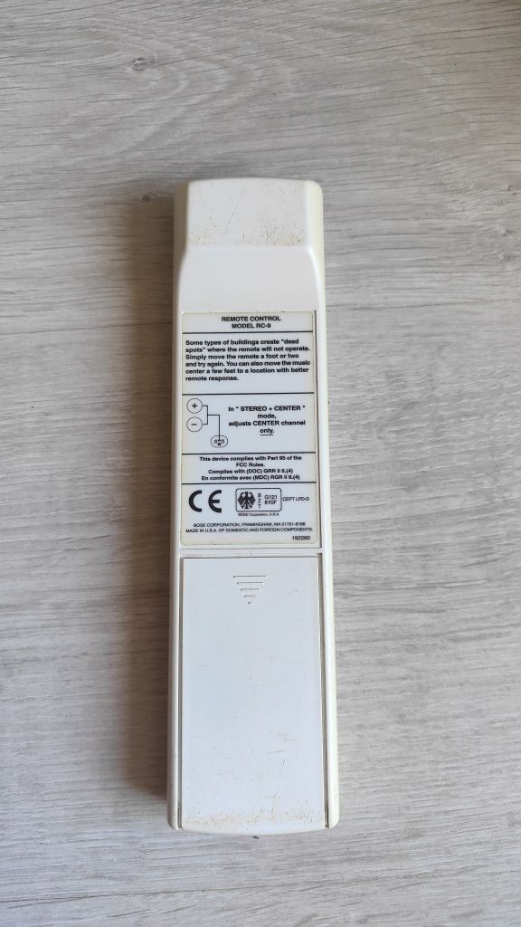 Telecomandă Bose RC-9 Lifestyle System