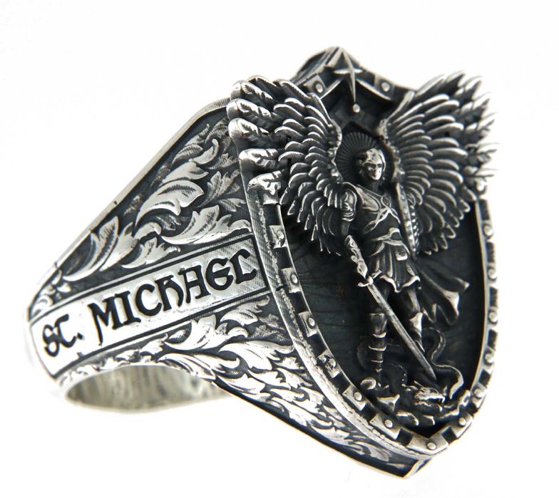 Inel ghiul masiv Arhanghelul Mihail Protector