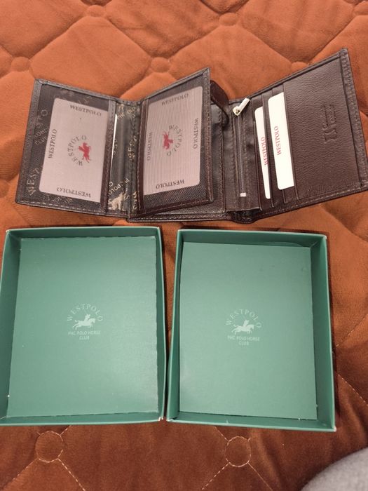 Портмоне от естествена кожа