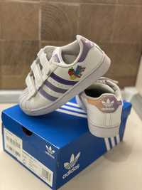 Adidasi Adidas alb cu mov