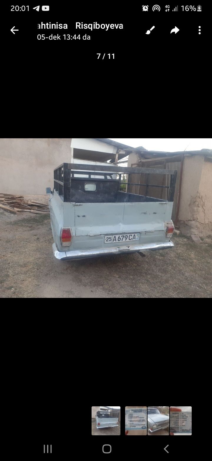 Gaz 24 01 pikap sotiladi