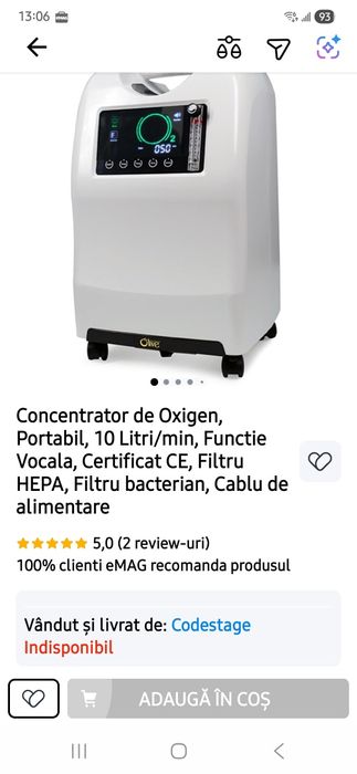 Concentrator oxigen