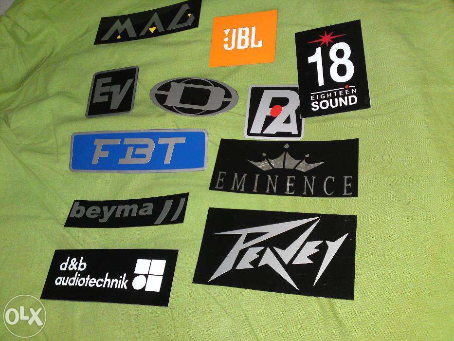 Sigle/Embleme boxe, stikere manere (eminence,mag,jbl...etc)