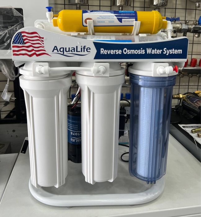 Система обратного осмоса 7 ступеней очистки воды (под мойку)
