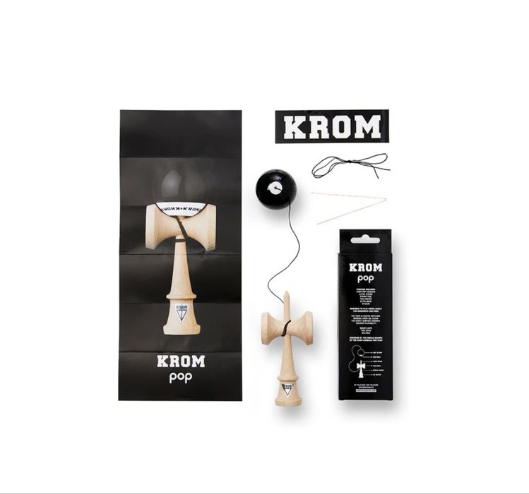 Kendama Krom  /kendame LOL sticky clear