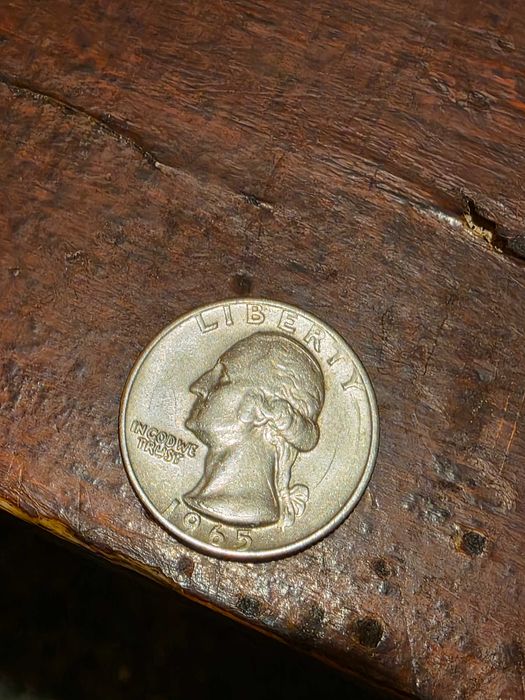 Четвърт долар 1965 отлична