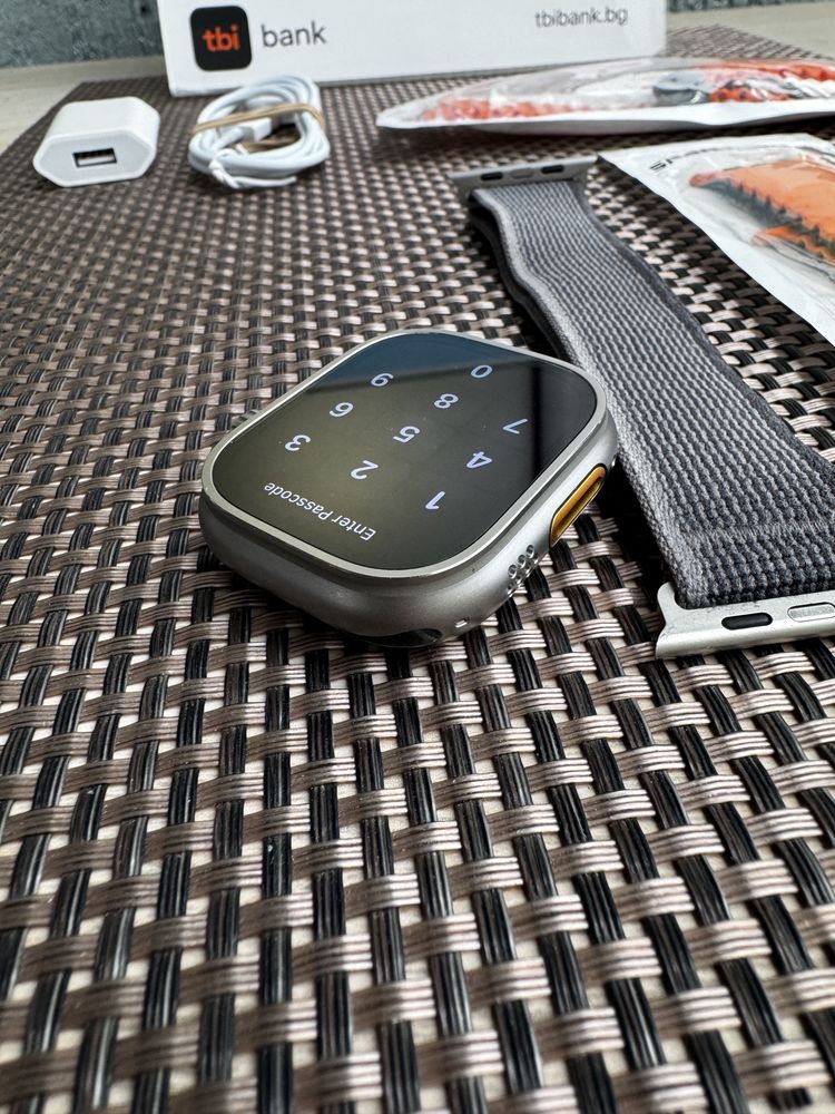 КАТО НОВ! *ЛИЗИНГ* Apple Watch Ultra 49Mm Часовник / Iwatch