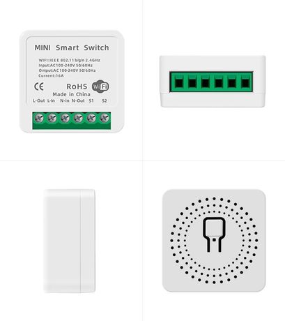 Tuya Zigbee / WiFi mini 2way smart switch 16А