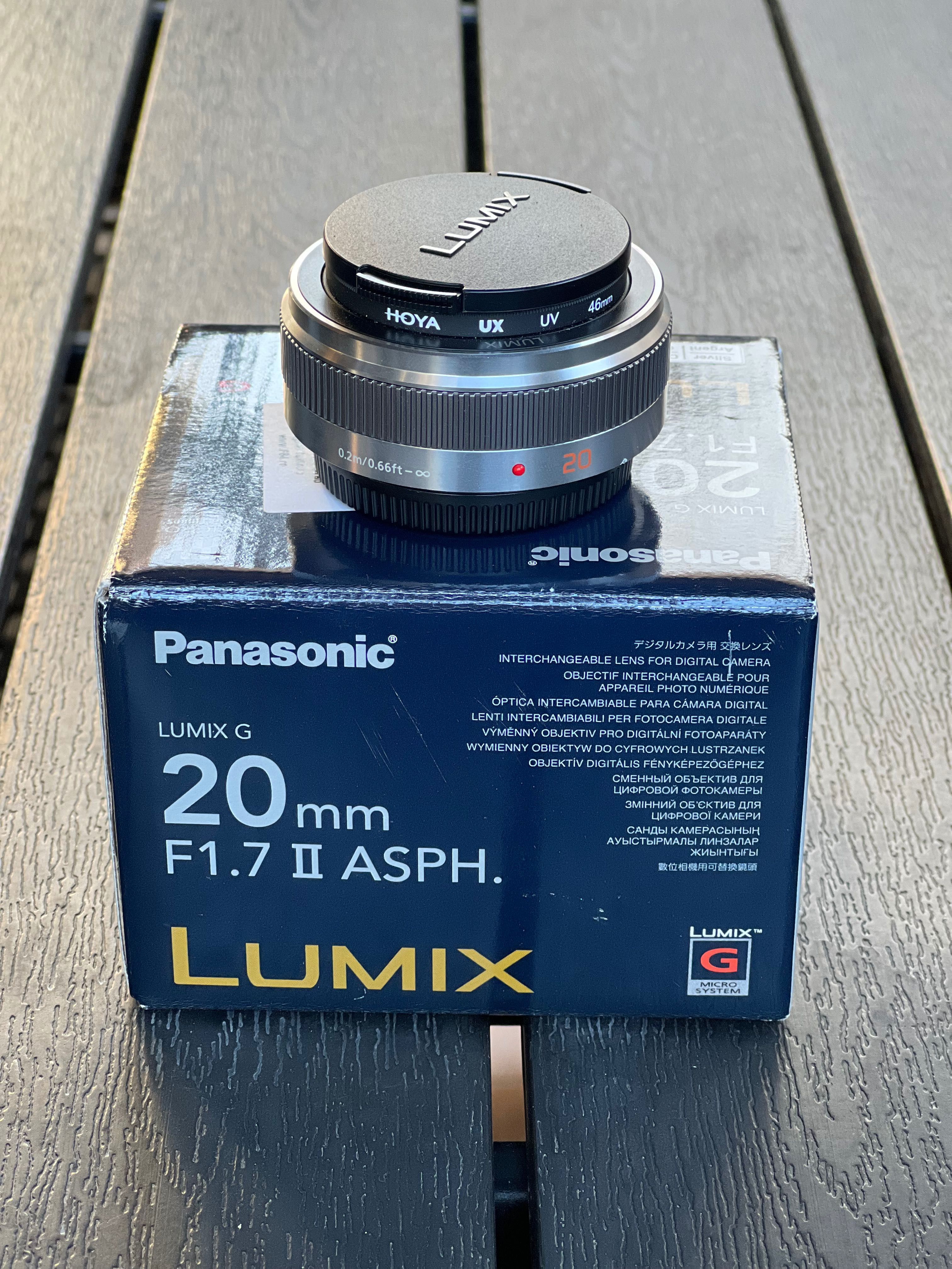 Kit Panasonic GH5 + obiectiv 8-18 mm + obiectiv 20 mm