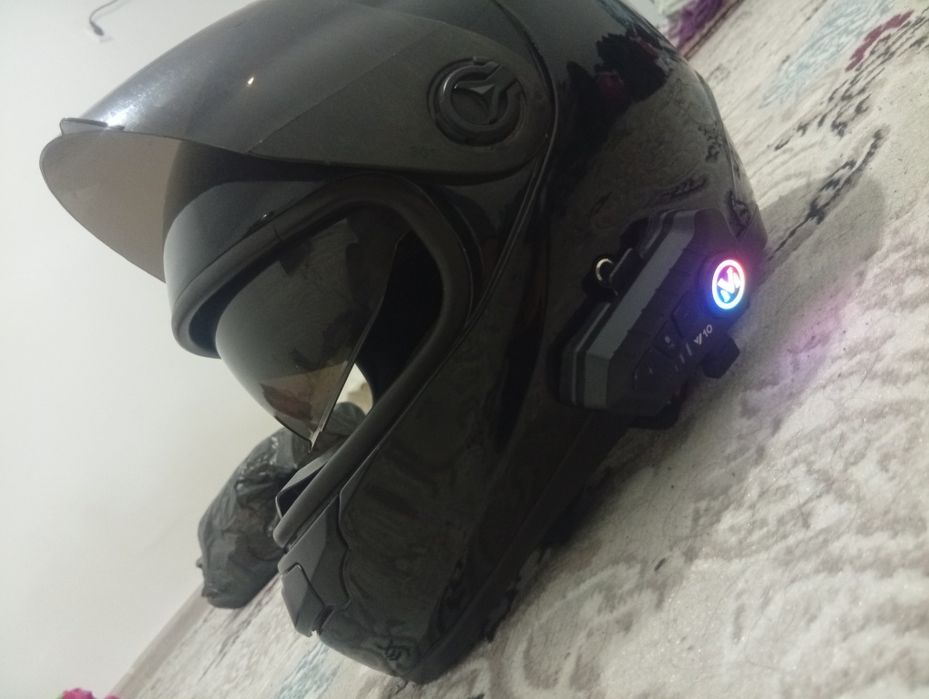 Moto shlem TZ kaska+garniturasi