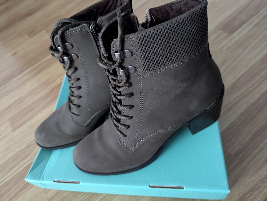 Botine din piele naturală - Pegada