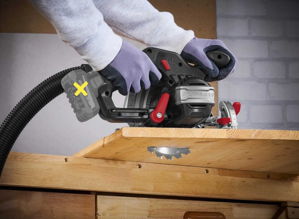 5г.ГАРАНЦИЯ Акумулаторен ръчен циркуляр PARKSIDE  PHKSAP 12 A1