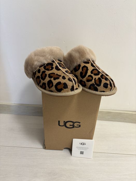 Papuci UGG originali animal print - noi, in cutie originala - 37