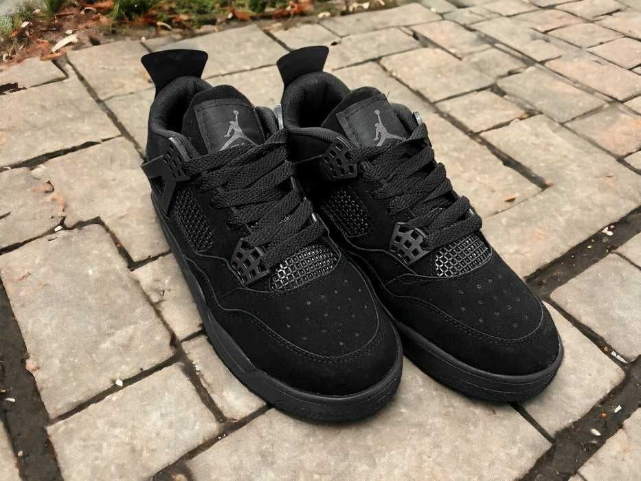 Jordan 4 Retro Black Cat / Adidasi Fete Baieti