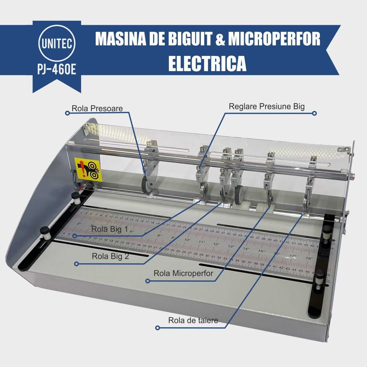 Masina de Biguit & Microperfor UNITEC PJ-460E